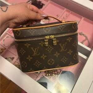 Louis Vuitton Brown Monogram Canvas Cosmetic Vanity Case